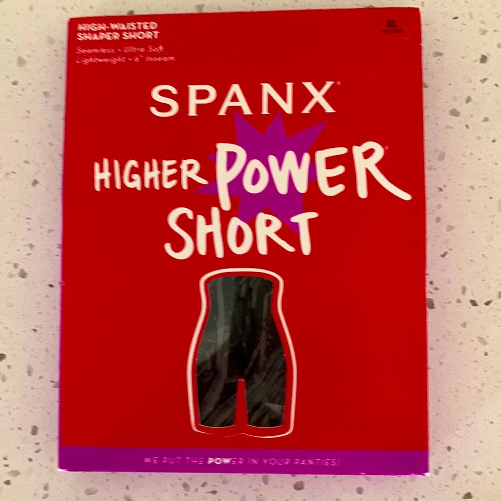 Spanx “very black” XL power short